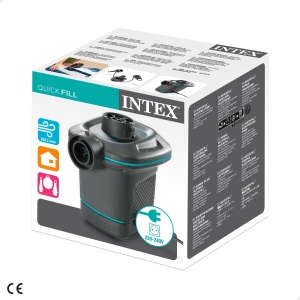 Pompa electrica de curent alternativ cu umplere rapida Intex Volt 68605 Negru - Img 5