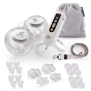Pompa electrica de san Kinderkraft GENTLEFLOW, 3 moduri, 9 nivele de suctionare, USB-C