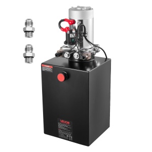 Pompa hidraulica VEVOR 20 Qt, 12V DC, 3,4 Lmin, neagra