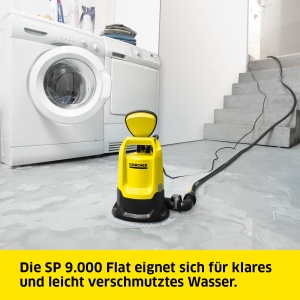 Pompa submersibila Karcher SP 9000 Flat 9000 lh Rest apa 1 mm Particule pana la 5 mm - Img 3