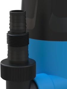 Pompa submersibila pentru apa murdara Gude GS 4002 P (400 W, 7500 l/h, inaltime de livrare max 5 m, adancime de imersie max 4 m, roata Noryl, cablu de conectare de 10 m, intrerupator flotant reglabil variabil, protectie termica) - Img 2