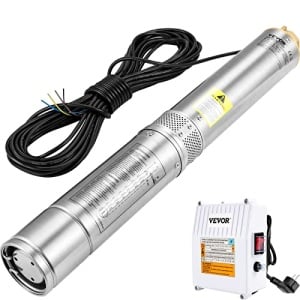 Pompa submersibila VEVOR 4SDM46 370W 110Lmin 44m Inox - Img 11