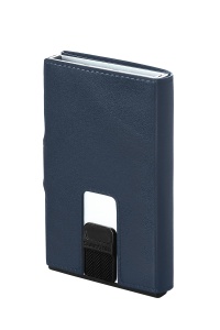Portofel Samsonite Alu Fit SLG, 10.2 cm, RFID, Albastru - Img 3