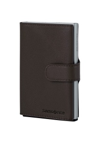 Portofel Samsonite Alu Fit SLG, 10.2 cm, RFID, Maro
