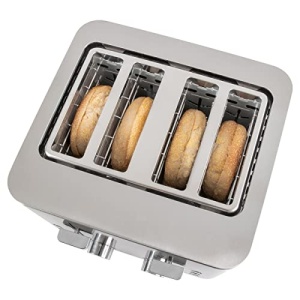 Prajitor de paine ProfiCook(r) | Prajitor de paine cu 4 felii | Carcasa din otel inoxidabil | 1500 wati | Slot larg | Atasament pentru role (detasabil) | 7 niveluri de bronzare reglabile | Sertar firimituri | Bobina de cablu | PC-TA 1252 - Img 10