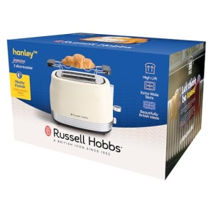 Prajitor de paine Russell Hobbs 28650-56, 900W, 6 trepte de rumenire, Creme - Img 10