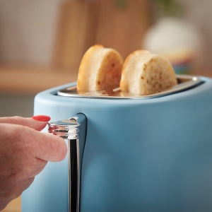 Prajitor de paine Russell Hobbs Hanley Retro 28651-56 900W Albastru 6 trepte de rumenire - Img 3