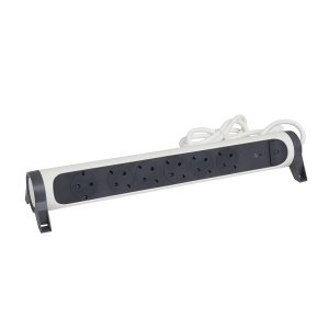 Prelungitor Legrand 694509 6 prize Protectie la supratensiune Cablu 15m AlbGri