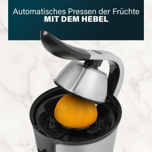 Presa de citrice Princess 1000W, 2 conuri, filtru ajustabil, inox - Img 7