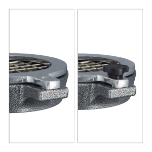 Presa de fructe manuala Relaxdays 3in1, inox, 47,5x17,5x40,5 cm - Img 9