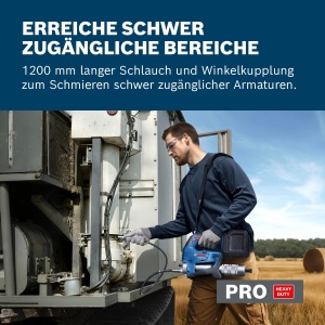 Presa de grasimi Bosch Professional GFP 18V-10, 10000 psi, 320 gmin - Img 2