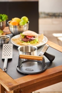 Presa pentru burgeri ROSLE PRO, inox 1810, diametru 11 cm, usor de curatat - Img 4