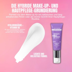 Primer Revlon Illuminance Smooth Hydrate, 28 ml, cu Hyaluron si Vitamina B5 - Img 3