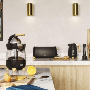 Princess Kettle Pure - 1,7 L - Design din bambus - Pivotant 360deg - 3000 W - Negru mat - Img 6