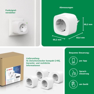 Priza Inteligenta Bosch Smart Home, 16A, cu functie de masurare a consumului - Img 3
