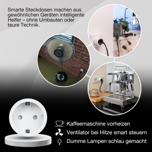 Priza Inteligenta OSRAM SMART ZigBee, Control Energie, 2300W, Alb - Img 5
