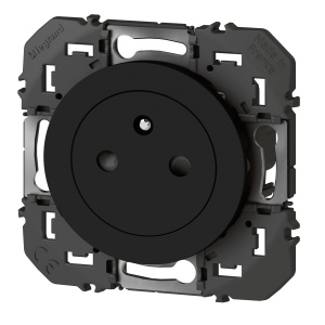 Priza Legrand Dooxie 16A, neagra, cu protectie pentru copii, instalare pe suprafata - Img 3
