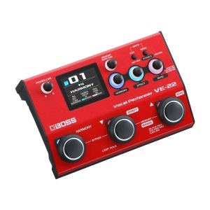 Procesor vocal BOSS VE-22 cu efecte multiple, armonii si ajustare automata a tonului