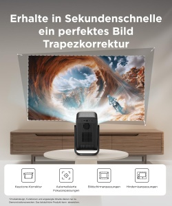Proiector TCL C1, Rezolutie nativa 1080p, Gimbal integrat, 30.000 ore - Img 4