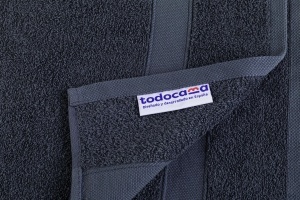 Prosoape de baie Todocama, 100 bumbac, 550 gm, extra moi, gri inchis - Img 2