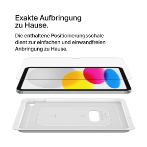 Protectie Display Belkin TemperedGlass pentru iPad 10.2, Ultra-subtire, Cristal Clar - Img 6