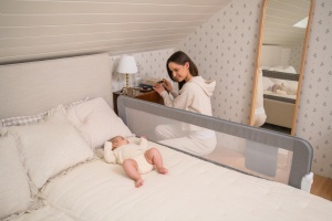 Protector de pat Momi Lexi Plus XL, 150x66 cm, pentru copii 18 luni - 5 ani - Img 10