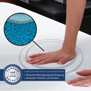 Protector saltea Tempur ProForm Supreme, 7.6 cm, alb, pentru pat queen - Img 5