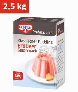 Pudding cu gust de capsuni Dr. Oetker 2.5 kg - Pudra de desert de inalta calitate - Img 2
