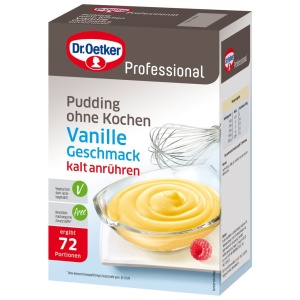 Pudra de crema Dr. Oetker Professional Vanilie, 1 kg
