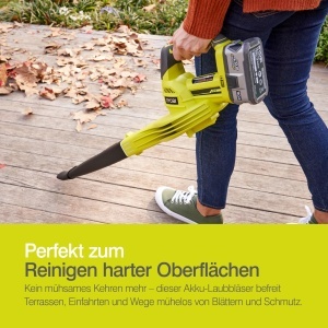 Puff de frunze RYOBI OBL1820S, 18V, 245 kmh, 2.6 mmin - Img 4