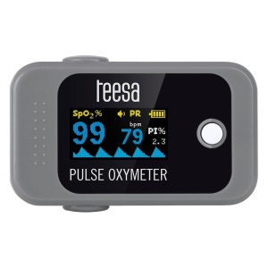Pulsoximetru Teesa PX50, Ecran OLED Negru/Alb - Img 2