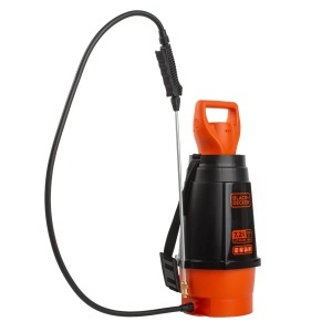 Pulverizator electric Black Decker 7L, portocaliunegru, cu lanse din aluminiu