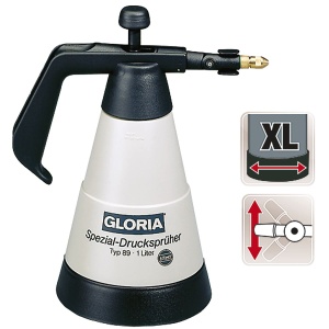 Pulverizator special sub presiune Gloria tip 89, 1L si rezistent la ulei