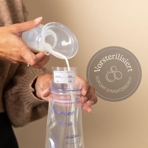 Pungi pentru stocare lapte matern Lansinoh, 25 bucati, sterilizate, cu sistem de inchidere securizat - Img 4