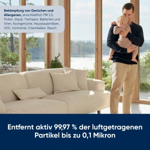 Purificator de aer Blueair Blue 3410, 36 m, HEPASilent, culoare Arctic Trail - Img 2