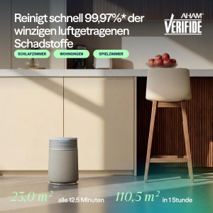Purificator de aer BLUEAIR Blue Signature SP1i, 22,3 m, cu filtrare HEPASilent, design elegant - Img 4