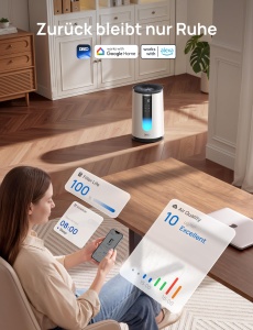 Purificator de aer DREO 338S, 195 mh CADR, 3-in-1 HEPA, 4 viteze - Img 7