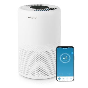 Purificator de aer EMERIO AP-132324 cu filtru HEPA-13, 99,97 eficienta, pentru camere de 25m