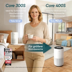 Purificator de aer Levoit Core 400S, 433 mh, pentru spatii de pana la 90 m, alb - Img 2