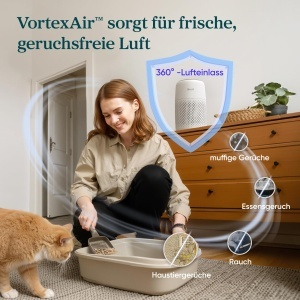 Purificator de aer Levoit cu aromaterapie, 7W, alb - Img 4