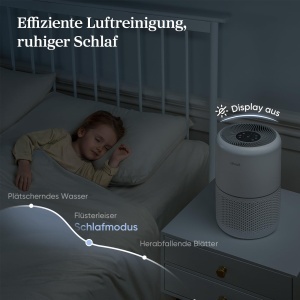 Purificator de aer LEVOIT cu filtru de aer HEPA impotriva a 9997 la suta praf de mucegai polen par de animale de companie feedback privind calitatea a - Img 8