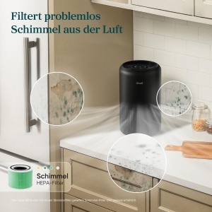 Purificator de aer Levoit cu filtru HEPA, CADR 258mh, pentru spatii de pana la 54mp, Negru - Img 4
