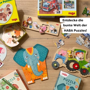 Puzzle HABA Set 3 Piese pentru Copii cu 12, 15 si 18 Piese - Tematica Politie si Pompieri - Img 6