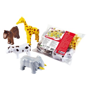 Puzzle Magnetice Theo Klein 71 cu 4 Animale, pentru Copii de la 1 An