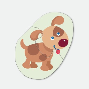 Puzzle-uri HABA 4 - Set cu 4 piese pentru copii de la 2 ani, animale simpatice - Img 5