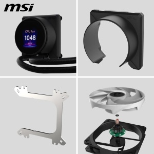 Racitor AIO MSI MPG CORELIQUID P22 360mm, 2.1 LCD, ARGB, 3400 RPM - Img 4