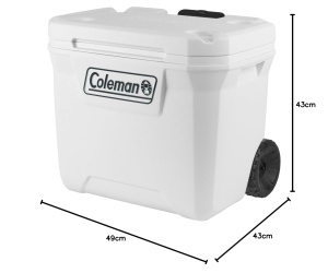 Racitor portabil Coleman Marine Xtreme 50QT, 47 litri, cu roti, izolare PU - Img 10