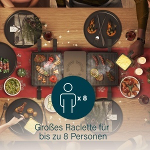 Raclette cu sistem de filtrare a aerului Princess Raclette Purify, 8 persoane, 1500W - Img 3