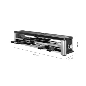 Raclette WMF Lono Long pentru 6 persoane, design lung si slim - Img 9