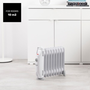 Radiator cu ulei Taurus Masai 1000 1000 W 9 Elemente Alb - Img 5
